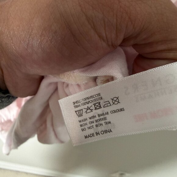 Jasper Conran Ballet Pink Sequin Ruffle Top 10 - Picture 3 of 3